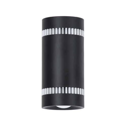 GloboStar® CANNONAL 60577 Φωτιστικό Τοίχου - Απλίκα Αρχιτεκτονικού Φωτισμού Εσωτερικού Χώρου Up & Down LED 10W 1150lm 30° AC 220-240V IP20 Μ5 x Π6.5 x Υ11cm - Θερμό Λευκό 2700K - Μαύρο με Λευκό - Bridgelux Chip - 3 Χρόνια Εγγύηση
