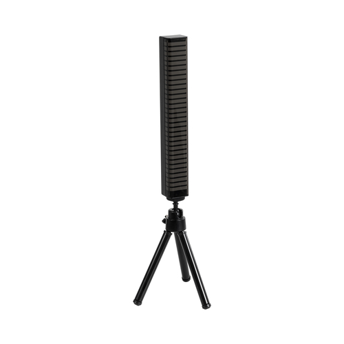 GloboStar® DIGICOLUMN 90761 Μοντέρνο Επιτραπέζιο Φωτιστικό Γραφείου WiFi Digital Pixel Rhythm Music Bar LED 8W 640lm 90° DC 5V με USB 2.0 & WiFi Mobile APP IP20 - Εναλλαγή Φωτισμού μέσω WiFi Εφαρμογής - Πολύχρωμο RGB - Dimmable - Μαύρο - Μ2.3 x Π2.5 x Υ19cm - 2 Χρόνια Εγγύηση