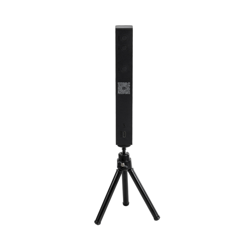 GloboStar® DIGICOLUMN 90761 Μοντέρνο Επιτραπέζιο Φωτιστικό Γραφείου WiFi Digital Pixel Rhythm Music Bar LED 8W 640lm 90° DC 5V με USB 2.0 & WiFi Mobile APP IP20 - Εναλλαγή Φωτισμού μέσω WiFi Εφαρμογής - Πολύχρωμο RGB - Dimmable - Μαύρο - Μ2.3 x Π2.5 x Υ19cm - 2 Χρόνια Εγγύηση