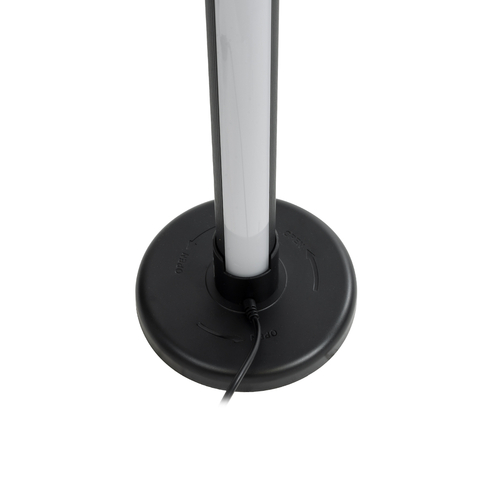 GLOBOSTAR® DIGICOLUMN 90764 Μοντέρνο Επιδαπέδιο Γραμμικό Ψηφιακό Φωτιστικό Digital Pixel Symphony Bar με RF Ασύρματο Χειριστήριο LED 16W 1280lm 180° DC 5V με USB 2.0 IP20 Πολύχρωμο RGB Dimmable - Μαύρο - Φ3 x Υ165cm - 2 Χρόνια Εγγύηση