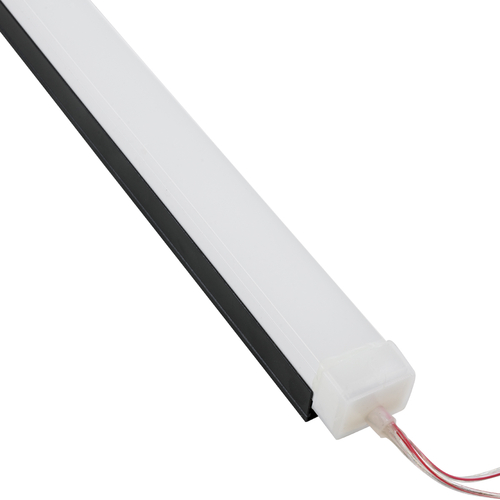 GloboStar® CON-NEONIO 90771-3M  Προφίλ Αλουμινίου 3 Μέτρων - Βάση Στήριξης για την NEONIO Digital Neon Flex LED 14.4W/m 12VDC με Π3 x Υ2cm - Μαύρο - Μ300 x Π2.9 x Υ1.9cm