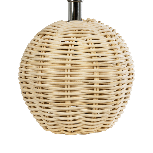 GloboStar® HASUMI 01957 Boho Επιτραπέζιο Φωτιστικό Πορτατίφ Μονόφωτο 1 x E27 AC220-240V IP20 - Φ19 x Υ30cm - Μπεζ Ξύλινο Ρατάν Πλέγμα με Λευκό Καπέλο GloboStar® HASUMI 01957 Boho Επιτραπέζιο Φωτιστικό Πορτατίφ Μονόφωτο 1 x E27 AC220-240V IP20 - Φ19 x Υ30cm - Μπεζ Ξύλινο Ρατάν Πλέγμα με Λευκό Καπέλο