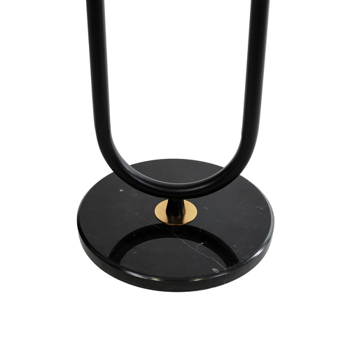 GloboStar® CORDELIA 02024 Μοντέρνο Επιδαπέδιο Φωτιστικό Μονόφωτο 1 x E27 IP20 Μαύρο & Χρυσό Αλουμίνιο, Λευκό Γυαλί με Μαύρο Μάρμαρο - Μ30 x Π38 x Υ180cm GloboStar® CORDELIA 02024 Μοντέρνο Επιδαπέδιο Φωτιστικό Μονόφωτο 1 x E27 IP20 Μαύρο & Χρυσό Αλουμίνιο, Λευκό Γυαλί με Μαύρο Μάρμαρο - Μ30 x Π38 x Υ180cm