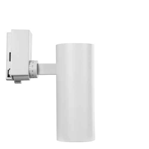 GloboStar® LUGANO 60807 Μονοφασικό Φωτιστικό Σποτ Ράγας LED 20W 2500lm 36° Acrylic HQ LENS AC 220-240V IP20 Φ6.5 x Υ22cm Φυσικό Λευκό 4500K - EUROTRACK® System 1L+1N - Λευκό - Bridgelux Chip - TÜV Certified Driver - 5 Χρόνια Εγγύηση