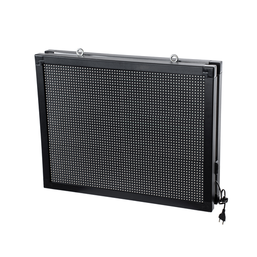 GloboStar® DISPLAY 90289 LED Scrolling Display 64x48cm - Κυλιόμενη Ψηφιακή Πινακίδα / Επιγραφή Διπλής Όψης P10 LED SMD AC 220-240V - Λειτουργία μέσω Wi-Fi με Εφαρμογή APP - Αισθήτηρας Θερμοκρασίας και Υγρασίας - Αδιάβροχο IP65 - Μ70 x Π11 x Υ54.5cm - RGB - 1 Χρόνο Εγγύηση