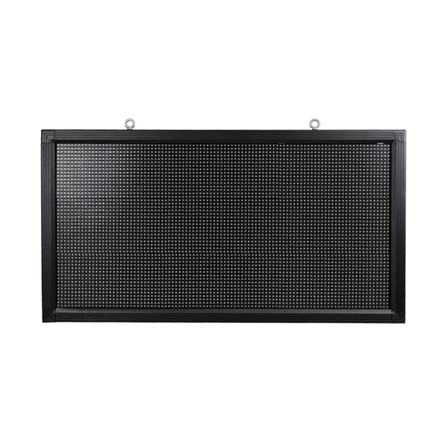 GloboStar® DISPLAY 90297 LED Scrolling Display 96x48cm - Κυλιόμενη Ψηφιακή Πινακίδα / Επιγραφή Μονής Όψης P10 LED SMD AC 220-240V - Λειτουργία μέσω Wi-Fi με Εφαρμογή APP - Αισθήτηρας Θερμοκρασίας και Υγρασίας - Αδιάβροχο IP65 - Μ104 x Π9 x Υ56cm - RGB - 1 Χρόνο Εγγύηση