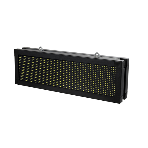 GloboStar® DISPLAY 90316 Κυλιόμενη Ψηφιακή Επιγραφή 64x16cm P10 Διπλής Όψης LED AC 220-240V Αδιάβροχο IP65 Ψυχρό Λευκό 6000K - WiFi Control μέσω FK APP - Αισθητήρας Θερμοκρασίας & Υγρασίας - Μ70.5 x Π11 x Υ22.5cm - 2 Χρόνια Εγγύηση