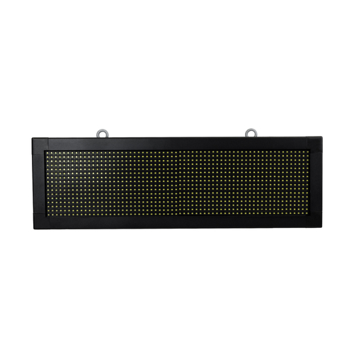 GloboStar® DISPLAY 90316 Κυλιόμενη Ψηφιακή Επιγραφή 64x16cm P10 Διπλής Όψης LED AC 220-240V Αδιάβροχο IP65 Ψυχρό Λευκό 6000K - WiFi Control μέσω FK APP - Αισθητήρας Θερμοκρασίας & Υγρασίας - Μ70.5 x Π11 x Υ22.5cm - 2 Χρόνια Εγγύηση