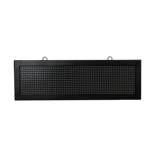 GloboStar® DISPLAY 90318 LED Scrolling Display 64x16cm - Κυλιόμενη Ψηφιακή Πινακίδα / Επιγραφή Διπλής Όψης P10 LED SMD AC 220-240V - Λειτουργία μέσω Wi-Fi με Εφαρμογή APP - Αισθήτηρας Θερμοκρασίας και Υγρασίας - Αδιάβροχο IP65 - Μ70.5 x Π11 x Υ22.5cm - Μπλε - 1 Χρόνο Εγγύηση