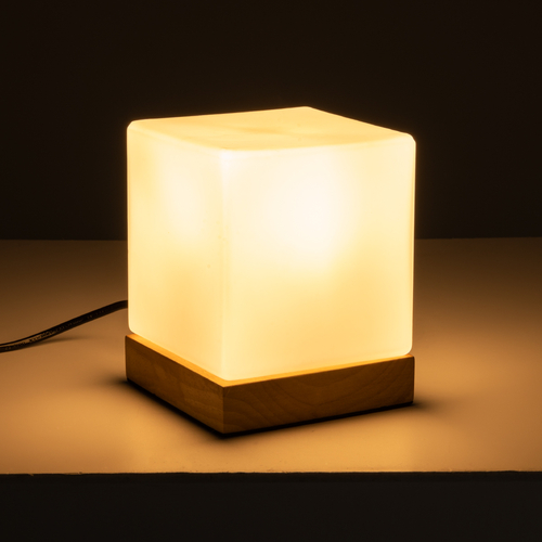 GloboStar® DERYA 02035 Μοντέρνο Επιτραπέζιο Φωτιστικό Μονόφωτο 1 x E27 AC220-240V IP20 - Μ12 x Π12 x Υ15cm - Μπεζ Ξύλινη Βάση με Λευκό Γαλακτερό Γυαλί GloboStar® DERYA 02035 Μοντέρνο Επιτραπέζιο Φωτιστικό Μονόφωτο 1 x E27 AC220-240V IP20 - Μ12 x Π12 x Υ15cm - Μπεζ Ξύλινη Βάση με Λευκό Γαλακτερό Γυαλί