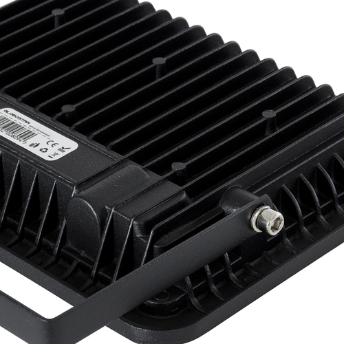GloboStar® ATLAS 61423 Επαγγελματικός Προβολέας LED 50W 6000lm 120° AC 220-240V - Αδιάβροχος IP67 - Μ21 x Π3.5 x Υ16cm - Μαύρο - Φυσικό Λευκό 4500K - LUMILEDS Chips - TÜV Rheinland Certified - 5 Years Warranty