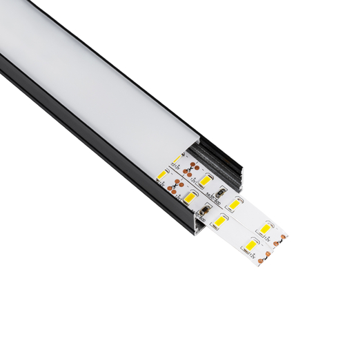 GloboStar® SURFACE-PROFILE 70825-1M Προφίλ Αλουμινίου - Βάση & Ψύκτρα Ταινίας LED με Λευκό Γαλακτερό Κάλυμμα - Επιφανειακή Χρήση - Πατητό Κάλυμμα - Μαύρο - 1 Μέτρο - Μ100 x Π3 x Υ2cm GloboStar® SURFACE-PROFILE 70825-1M Προφίλ Αλουμινίου - Βάση & Ψύκτρα Ταινίας LED με Λευκό Γαλακτερό Κάλυμμα - Επιφανειακή Χρήση - Πατητό Κάλυμμα - Μαύρο - 1 Μέτρο - Μ100 x Π3 x Υ2cm