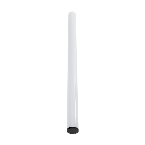 GloboStar® SURFACEPENDANT-PROFILE 70856-1M Προφίλ Αλουμινίου - Βάση & Ψύκτρα Ταινίας LED με Λευκό Γαλακτερό Κάλυμμα - Επιφανειακή & Κρεμαστή Χρήση - Πατητό Κάλυμμα - Μαύρο - 1 Μέτρο - Μ100 x Φ6cm