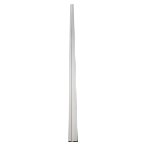 GloboStar® SKIRTINGBOARD-PROFILE 70851-3M Προφίλ Αλουμινίου - Βάση & Ψύκτρα Ταινίας LED με Λευκό Γαλακτερό Κάλυμμα - Επιφανειακή Χρήση για Περβάζι - Πατητό Κάλυμμα - Λευκό - 3 Μέτρα - Μ300 x Π1.6 x Υ8cm