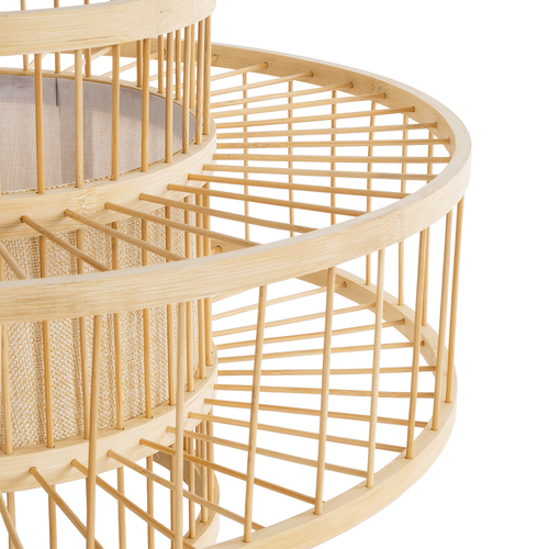 GloboStar® SORENIA 02003 Boho Επιδαπέδιο Φωτιστικό Μονόφωτο 1 x E27 IP20 Μπεζ Ξύλο - Μ48 x Π48 x Υ27cm GloboStar® SORENIA 02003 Boho Επιδαπέδιο Φωτιστικό Μονόφωτο 1 x E27 IP20 Μπεζ Ξύλο - Μ48 x Π48 x Υ27cm