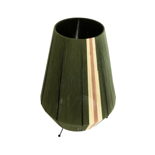 GloboStar® SALERNO 02332 Boho Επιδαπέδιο Φωτιστικό Μονόφωτο 1 x E27 IP20 Πράσινο, Μπεζ και Καφέ Νήμα - Μ50 x Π50 x Υ70cm GloboStar® SALERNO 02332 Boho Επιδαπέδιο Φωτιστικό Μονόφωτο 1 x E27 IP20 Πράσινο, Μπεζ και Καφέ Νήμα - Μ50 x Π50 x Υ70cm