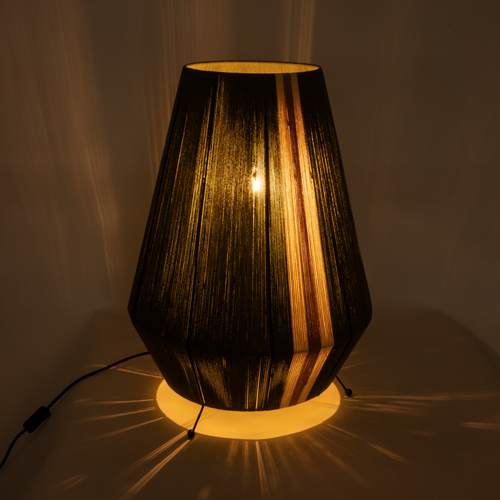 GloboStar® SALERNO 02332 Boho Επιδαπέδιο Φωτιστικό Μονόφωτο 1 x E27 IP20 Πράσινο, Μπεζ και Καφέ Νήμα - Μ50 x Π50 x Υ70cm GloboStar® SALERNO 02332 Boho Επιδαπέδιο Φωτιστικό Μονόφωτο 1 x E27 IP20 Πράσινο, Μπεζ και Καφέ Νήμα - Μ50 x Π50 x Υ70cm