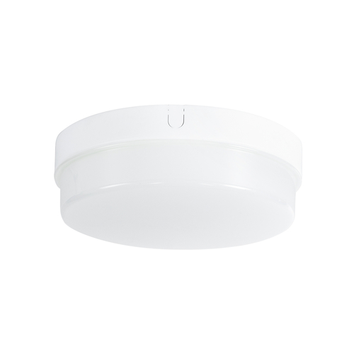 GloboStar® REVANO 61014 LED Πλαφονιέρα Οροφής Στρόγγυλη Φ17 15W 1500lm 180° AC 220-240V Αδιάβροχη IP54 Φ17 x Υ5cm Ψυχρό Λευκό 6000K - 2 Χρόνια Εγγύηση