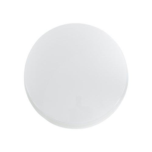 GloboStar® REVANO 61015 LED Πλαφονιέρα Οροφής Στρόγγυλη Φ17 15W 1425lm 180° AC 220-240V Αδιάβροχη IP54 Φ17 x Υ5cm Φυσικό Λευκό 4500K - 2 Χρόνια Εγγύηση
