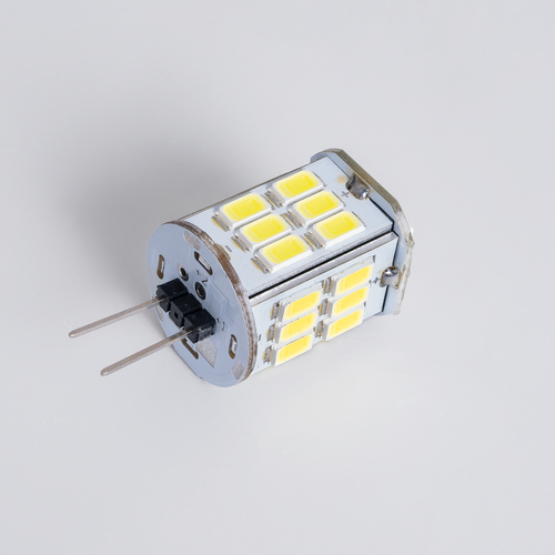 GloboStar® 76135 Λάμπα LED G4 SMD 5630 6W 720lm 320° DC 12-24V IP20 Φ1.9 x Υ3.7cm Ψυχρό Λευκό 6000K Dimmable - 2 Χρόνια Εγγύηση