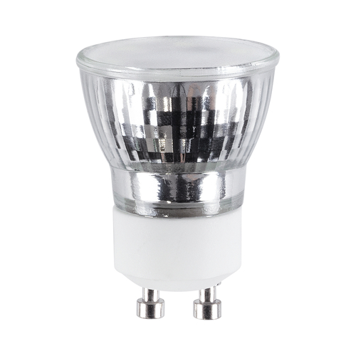 GloboStar® 76006 Σποτ LED GU10 MR11 4W 400lm 120° AC 220-240V με Λευκό Γαλακτερό Γυαλί Ψυχρό Λευκό 6000K - 2 Χρόνια Εγγύηση