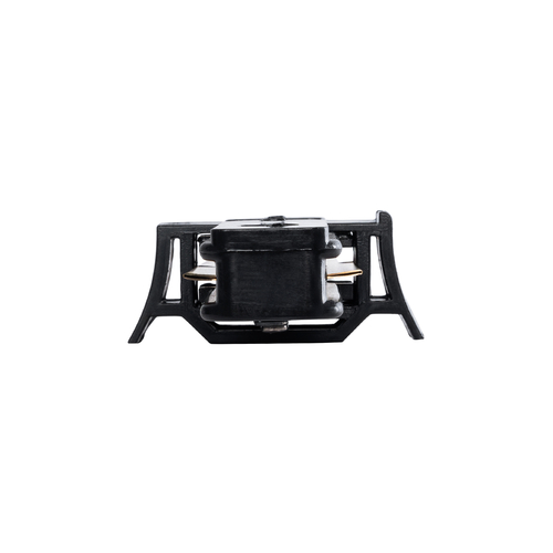 GloboStar® 2L-EUROTRACK 60849 Αντάπτορας Ι(Γιώτα) - Μονοφασικός 2 Καλωδίων για όλες τις Ράγες EUROTRACK AC 220-240V Μ8 x Π4 x Υ2cm- EUROTRACK® System 1L+1N - Θερμοπλαστικό - Μαύρο - 5 Χρόνια Εγγύηση