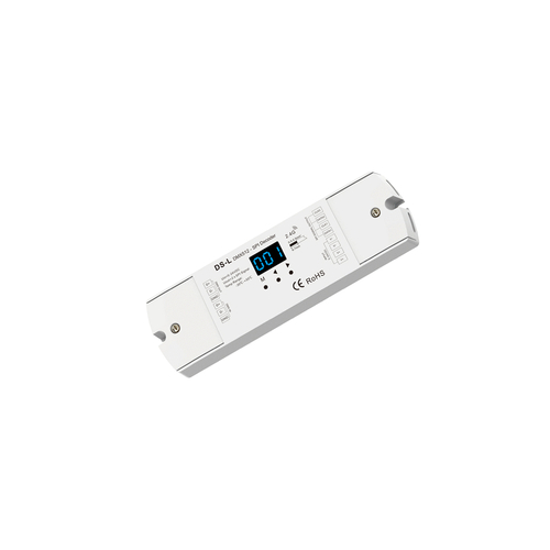 GloboStar® 73142 DS-L SKYDANCE DC RF 2.4Ghz DMX512 to SPI Decoder DC 5-24V - IP20  Μ17 x Π5 x Υ2.5cm - 5 Χρόνια Εγγύηση