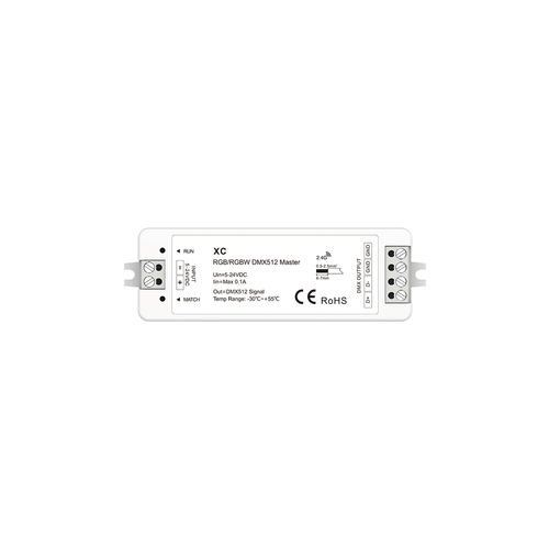 GloboStar® 73157 XC SKYDANCE DC RF 2.4Ghz DMX512 Master Digital DC 5-24V - IP20  Μ10.5 x Π3.5 x Υ2cm - 5 Χρόνια Εγγύηση