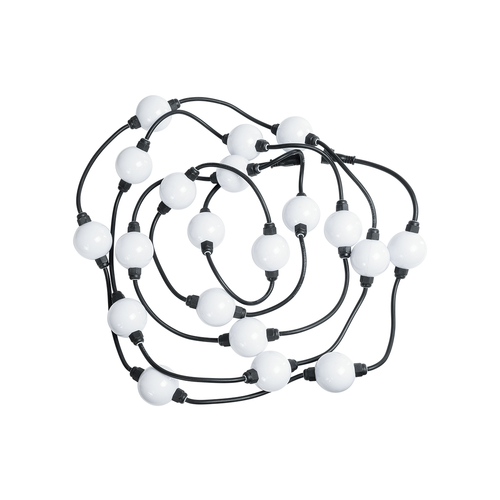 GloboStar® 73722 Digital Pixel Addressable Facade Module Chain String with 20 Spots - Ψηφιακή Αλυσίδα - Γιρλάντα με 20 Σποτ LED SMD 3535 30W 60LED 20PIXEL SPI/TTL Protocol IC WS2811/SM16703P 1300lm 360° DC 12V Αδιάβροχο IP67 Πολύχρωμο RGB - Φ5 x Μ460cm - 3 Χρόνια Εγγύηση