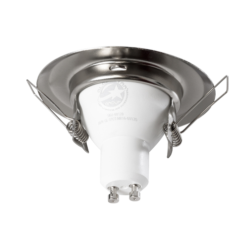 GloboStar® DELTA 77809 Χωνευτό Στρόγγυλο Σποτ Οροφής για Λάμπα MR16 με Βάση GU5.3 ή GU10 - IP20 - Μεταλλικό - Φ83 x Υ31mm - Νίκελ Ματ - 5 Χρόνια Εγγύηση GloboStar® DELTA 77809 Χωνευτό Στρόγγυλο Σποτ Οροφής για Λάμπα MR16 με Βάση GU5.3 ή GU10 - IP20 - Μεταλλικό - Φ83 x Υ31mm - Νίκελ Ματ - 5 Χρόνια Εγγύηση