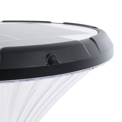 GloboStar® SOLARIOS 90502 Professional LED Solar Urban Park Light Αυτόνομο Ηλιακό Φωτιστικό Πλατείας - Πάρκου - Κήπου 40W 550lm 120° με Ενσωματωμένο Φωτοβολταϊκό Panel 6V 12W & Επαναφορτιζόμενη Μπαταρία Li-ion 3.2V 15000mAh με Αισθητήρα Ημέρας-Νύχτας - Αδιάβροχο IP65 Φ54 x Υ45cm Ψυχρό Λευκό 6000K - 2 Χρόνια Εγγύηση