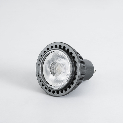 GLOBOSTAR® NANOBEAM 90601 Σποτ GU10 MR16 LED 5W 650lm 10° AC 220-240V IP20 Θερμό Λευκό 2700K Dimmable - CREE CXA1304 - Γκρι Ανθρακί - Φ5 x Υ6cm - 3 Χρόνια Εγγύηση