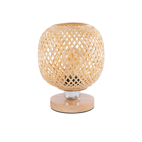 GloboStar® KERRY 01981 Μοντέρνο Επιτραπέζιο Φωτιστικό Πορτατίφ Μονόφωτο 1 x E27 AC220-240V IP20 - Φ18 x Υ25cm - Μπεζ Ξύλινο Μπαμπού Πλέγμα GloboStar® KERRY 01981 Μοντέρνο Επιτραπέζιο Φωτιστικό Πορτατίφ Μονόφωτο 1 x E27 AC220-240V IP20 - Φ18 x Υ25cm - Μπεζ Ξύλινο Μπαμπού Πλέγμα