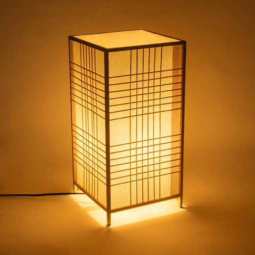 GloboStar® JUNIE 01997 Boho Επιτραπέζιο Φωτιστικό Πορτατίφ Μονόφωτο 1 x E27 AC220-240V IP20 - Μ20 x Π20 x Υ40cm - Μπεζ Ύφασμα με Μπεζ Ξύλινο Μπαμπού Πλέγμα GloboStar® JUNIE 01997 Boho Επιτραπέζιο Φωτιστικό Πορτατίφ Μονόφωτο 1 x E27 AC220-240V IP20 - Μ20 x Π20 x Υ40cm - Μπεζ Ύφασμα με Μπεζ Ξύλινο Μπαμπού Πλέγμα