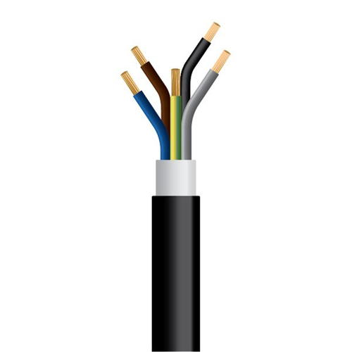 ΚΑΛΩΔΙΟ NYY J1VV-U 5Χ2,5mm² ΜΑΥΡΟ(100m/roll)