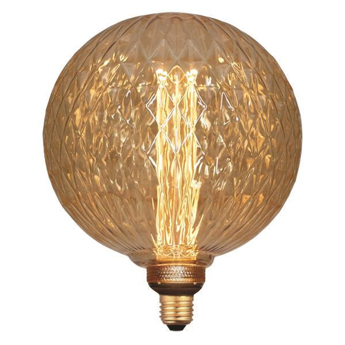 ΛΑΜΠΑ LED ΓΛΟΜΠΟΣ G200 3,5W Ε27 2000K 220-240V GOLD GLASS DIMMABLE