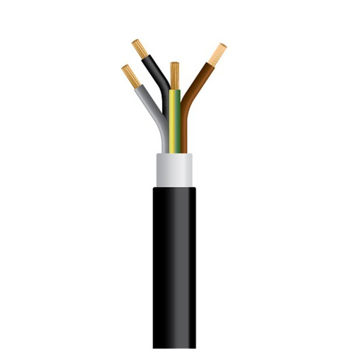ΚΑΛΩΔΙΟ NYY J1VV-U 4X1.5mm² ΜΑΥΡΟ (100m/roll)