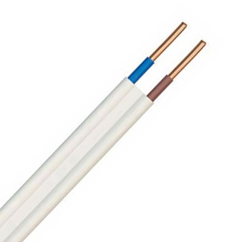 ΚΑΛΩΔΙΟ ΠΛΑΚΕ NYΙFY-R 2Χ1,5mm² ΛΕΥΚΟ (100m/roll)