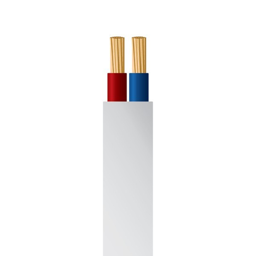 ΚΑΛΩΔΙΟ ΕΥΚΑΜΠΤΟ ΟΒΑΛ H05V2V2-F 2X0,75mm² ΛΕΥΚΟ (100m/roll)