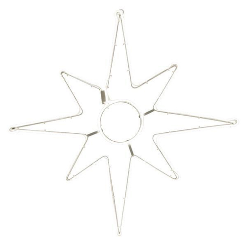 ΑΣΤΕΡΙ ΒΗΘΛΕΕΜ, ΝΕΟΝ ΦΩΤΟΣΩΛΗΝΑ, 75cm, ΠΡΟΕΚΤΑΣΗ ΚΟΝΕΚΤΟΡΑ 1m, IP44