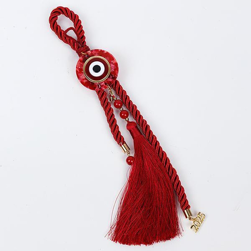 ΚΡΕΜΑΣΤΟ ΓΟΥΡΙ, ΚΟΚΚΙΝΟ, ΜΕ ΧΡΥΣΕΣ ΛΕΠΤΟΜΕΡΕΙΕΣ ΚΑΙ ΜΑΤΙ, 38cm