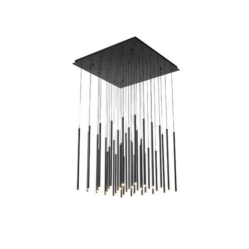 ΦΩΤΙΣΤΙΚΟ ΚΡΕΜΑΣΤΟ ΑΛΟΥΜΙΝΙΟ LED 72W 3000K 7200Lm 800X1500mm ΜΑΥΡΟ ARTE ILLUMINA CASCADE