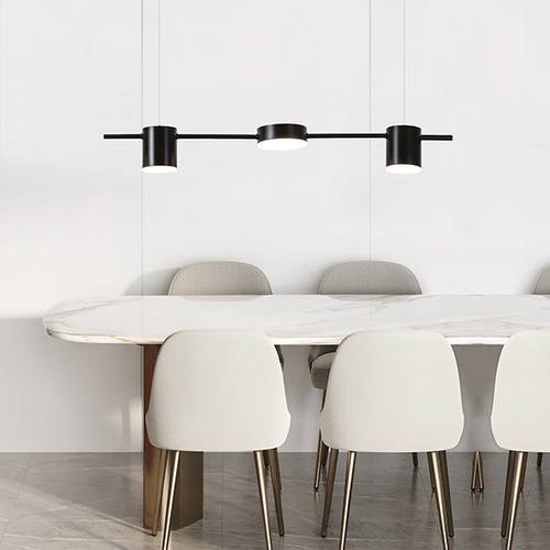 ΦΩΤΙΣΤΙΚΟ ΚΡΕΜΑΣΤΟ 3ΦΩΤΟ LED 24W 75X150 ΜΑΥΡΟ ARTE ILLUMINA