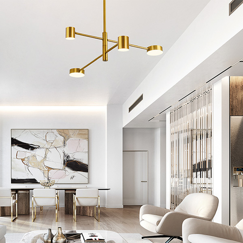 ΦΩΤΙΣΤΙΚΟ ΚΡΕΜΑΣΤΟ 4ΦΩΤΟ LED 24W 143X18 ΧΡΥΣΟ ARTE ILLUMINA