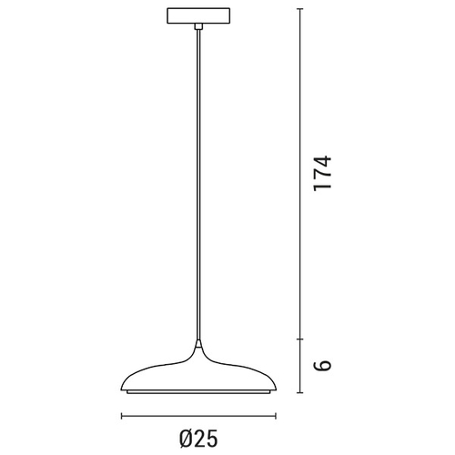 ΦΩΤΙΣΤΙΚΟ ΚΡΕΜΑΣΤΟ ΜΟΝΟΦΩΤΟ LED 10W ΛΕΥΚΟ Φ25*H6CM, 3 CCT ARTE ILLUMINA SATURN