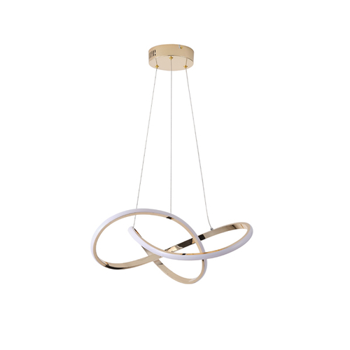 ΦΩΤΙΣΤΙΚΟ ΚΡΕΜΑΣΤΟ ΑΛΟΥΜΙΝΙΟ LED 30W 3000Κ 2000Lm Φ60mm ΧΡΥΣΟ ARTE ILLUMINA VENUS