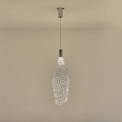 ΦΩΤΙΣΤΙΚΟ ΜΕΤΑΛΛΟ ΜΟΝΟΦΩΤΟ LED 7,6W 3000K 780Lm 200x1960mm ΑΣΗΜΙ ARTE ILLUMINA PERFORATO