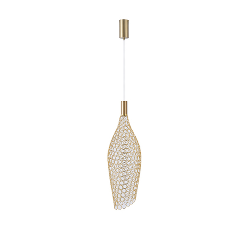 ΦΩΤΙΣΤΙΚΟ ΜΕΤΑΛΛΟ ΜΟΝΟΦΩΤΟ LED 7,6W 3000K 780Lm 200x1960mm ΧΡΥΣΟ ARTE ILLUMINA PERFORATO