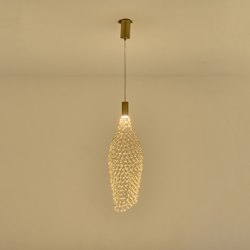 ΦΩΤΙΣΤΙΚΟ ΜΕΤΑΛΛΟ ΜΟΝΟΦΩΤΟ LED 7,6W 3000K 780Lm 200x1960mm ΧΡΥΣΟ ARTE ILLUMINA PERFORATO