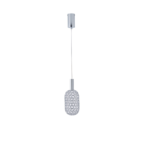 ΦΩΤΙΣΤΙΚΟ ΜΕΤΑΛΛΟ ΜΟΝΟΦΩΤΟ LED 6,3W 3000K 648Lm Φ200X1580mm ΑΣΗΜΙ ARTE ILLUMINA PERFORATO